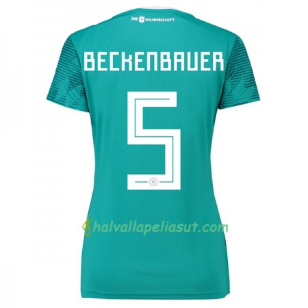 Jalkapallo Pelipaidat Saksa Beckenbauer 5 Naisten World Cup 2018 Vieraspaita